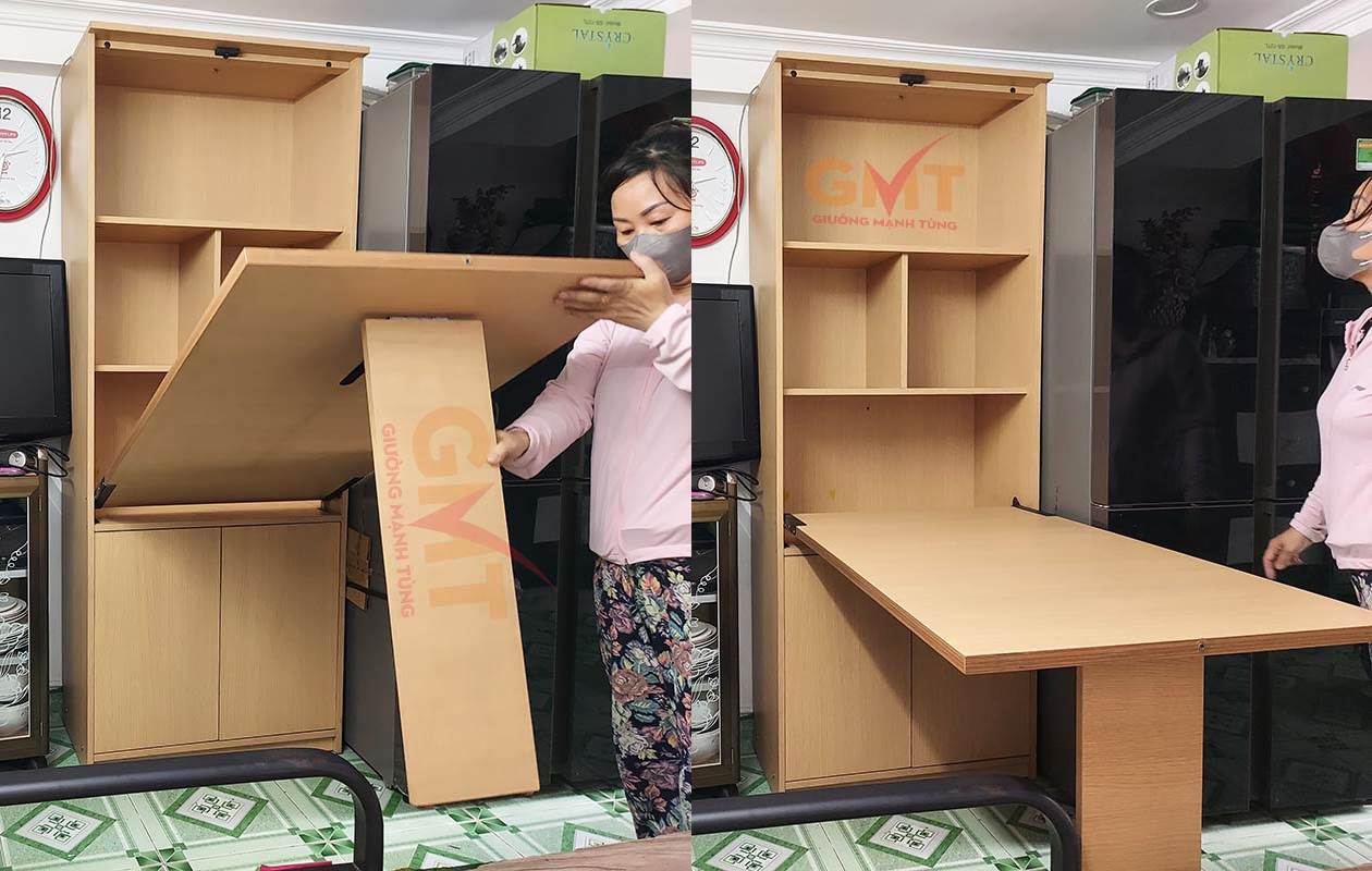 bàn ăn thông minh cho nhà nhỏ