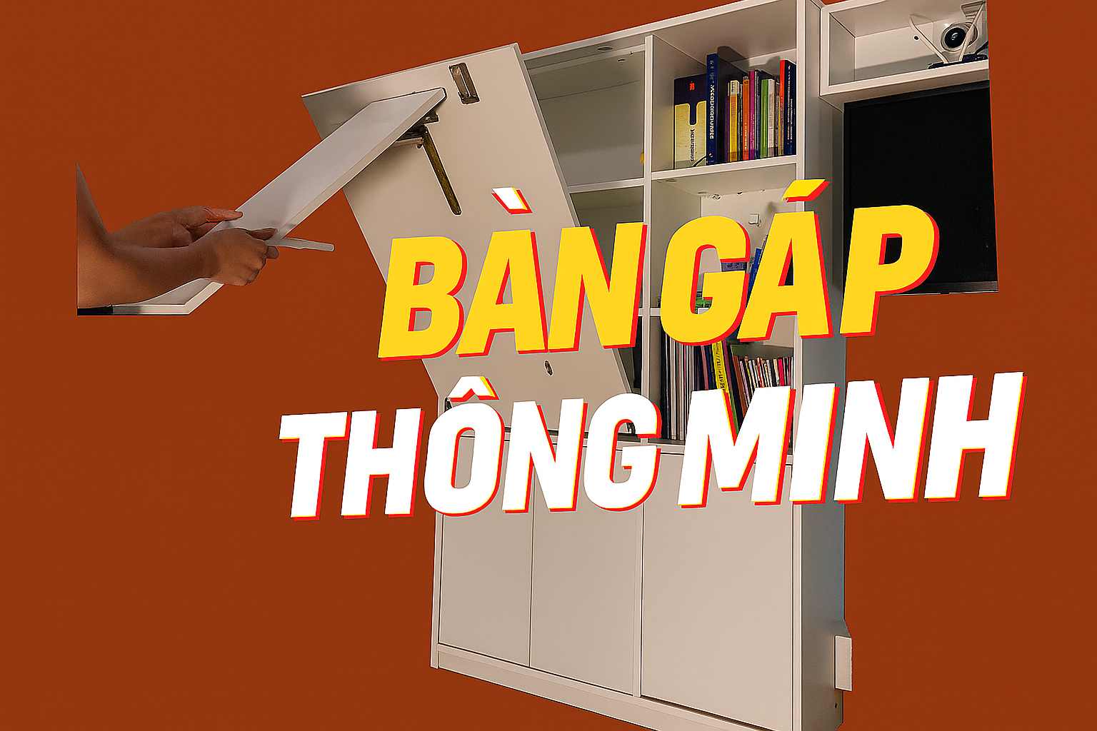 Bàn làm việc gấp gọn thông minh, lựa chọn hàng đầu tại cửa hàng nội thất thông minh.
