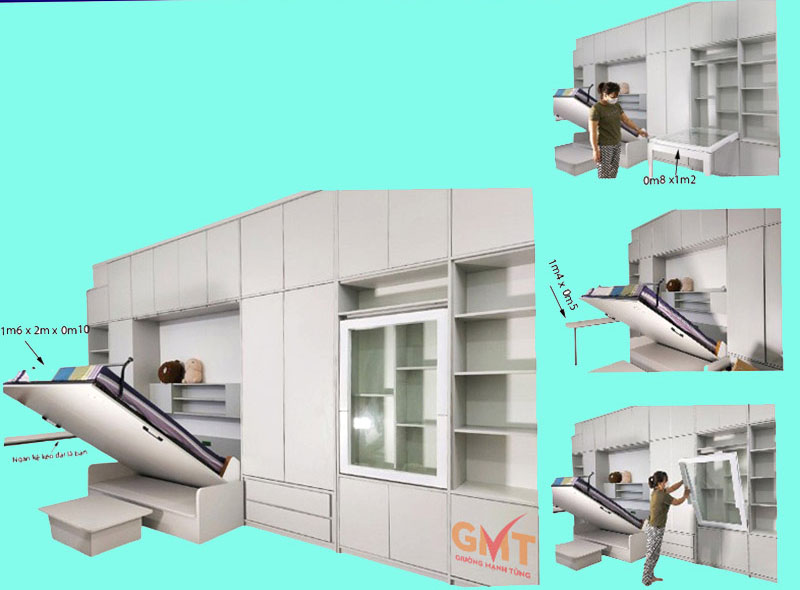 Không gian sống với nội thất thông minh giá tốt tại Mạnh Tùng