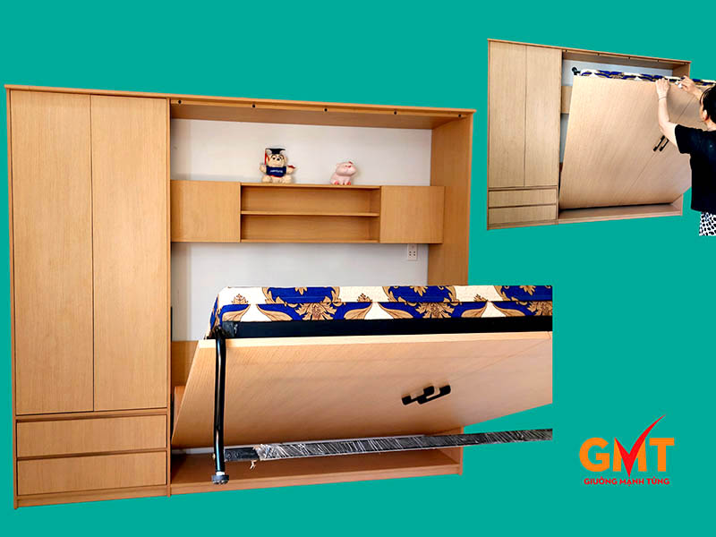 Giường ẩn tủ đa năng – xu hướng mới trong thiết kế nội thất phòng ngủ thông minh.